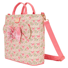 Minnie Mouse Floral All-Over Print Convertible Backpack & Tote Crossbody Bag