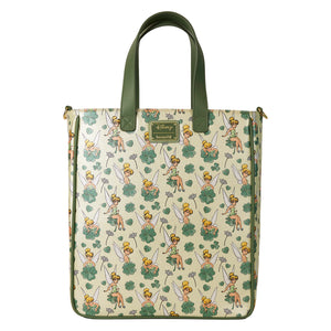 Loungefly Tinkerbell 4 Leaf Clover Tote With Coin Bag