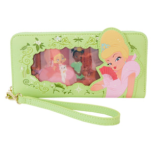 Preorder Loungefly Disney Princess and The Frog Tiana Lenticular Zip Around Wristlet Wallet