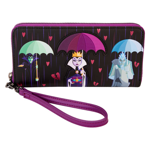 Loungefly  Villains Curse Your Hearts Ziparound Wristlet Wallet