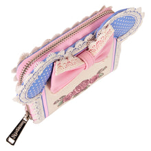 Loungefly Minnie Floral And Lace Ears Zip Around Wallet