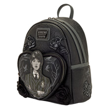 Wednesday Black Roses Mini Backpack
