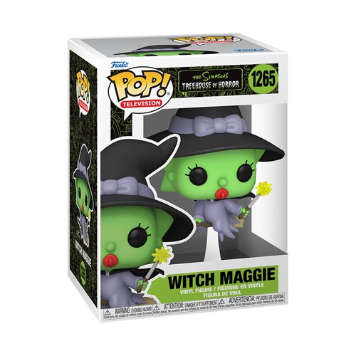 Funko Pop! The Simpsons Treehouse of Horror Witch Maggie #1265 (Pop Protector Included)