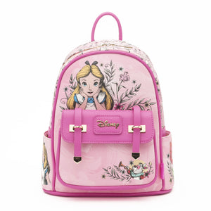 Alice in Wonderland WondaPop 11" Vegan Leather Mini Backpack