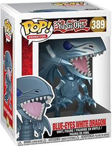 Funko Pop! Yu-Gi-Oh! Blue Eyes White Dragon  389 (Pop Protector Included)