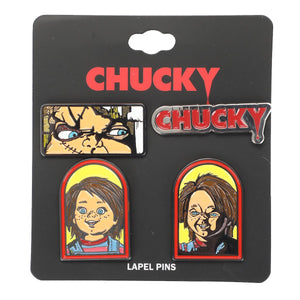 Child's Play Chucky Lapel Pin Set
