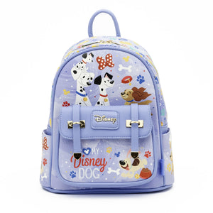 WondaPop Dogs of Disney 11" Vegan Leather Fashion Mini Backpack