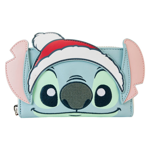 Disney Stitch Holiday Cosplay Ziparound Wallet