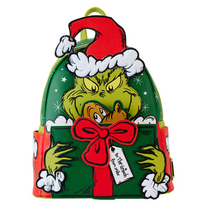 Loungefly Dr Seuss Grinch Santa Cosplay Mini Backpack