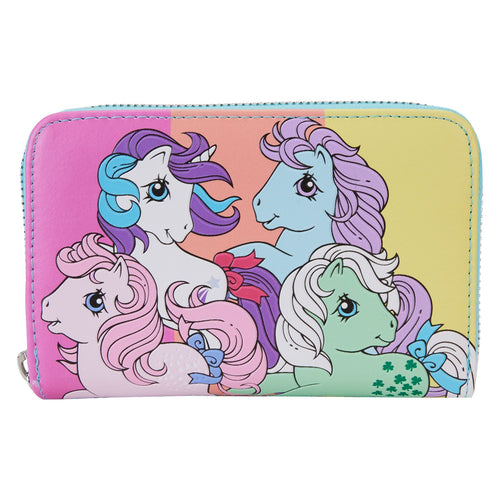 Preorder Loungefly Hasbro MLP Color Block Zip Around Wallet