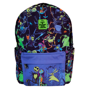 Loungefly NBC Neon Glow-In-The-Dark Full Size Nylon Backpack