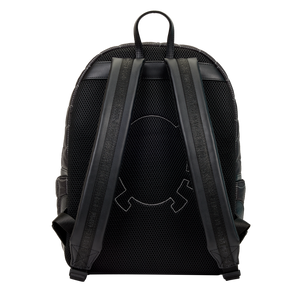 Spider-Man Black & White Suit Cosplay Quilted Full-Size Backpack