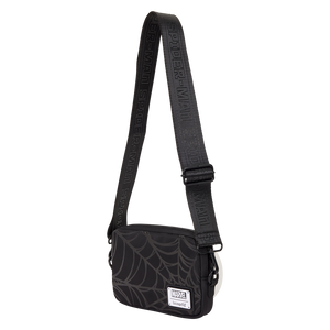Spider-Man Black & White Suit Sling Crossbody Bag with Coin Bag