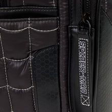 Spider-Man Black & White Suit Cosplay Quilted Full-Size Backpack