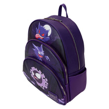 Loungefly Pokemon Gengar Evolution Triple Pocket Backpack