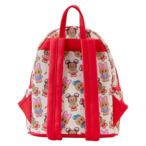 Loungefly  Mickey & Friends Gingerbread Cookie AOP Ear Holder Mini Backpack
