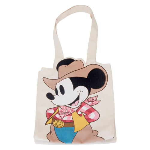 Preorder Loungefly Western Mickey Mouse Canvas Tote Bag