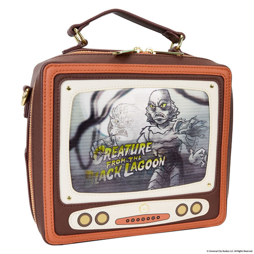 Monsters Vintage TV Triple Lenticular Crossbody Bag