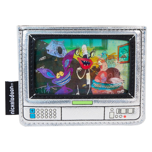 Preorder Loungefly Nickelodeon Retro TV Triple Lenticular Card Holder