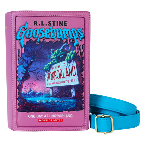 Preorder Goosbumps One Day at Horrorland Book Crossbody Bag