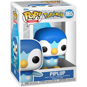 Funko Pop! Games: Pokemon- Piplup 865 (Pop Protector Included)