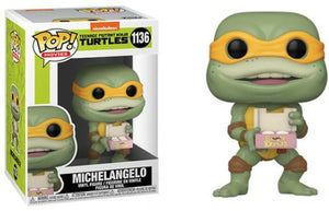 Funko Pop! Movies- Teenage Mutant Ninja Turtles: Michelangelo 1136 (comes with pop protector)