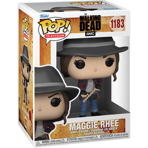 Funko Pop! Television: AMC The Walking Dead- Maggie Rhee 1183 (pop protector included)