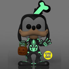 Disney Skeleton Goofy Glow-in-the-Dark Pop! Vinyl Figure 1221 (Pop Protector Included)