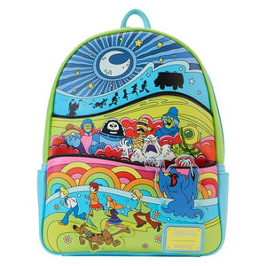 Loungefly Scooby Doo Psychedelic Monster Chase GITD Mini Backpack