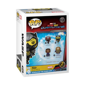 Funko Pop! Ant-Man and the Wasp: Quantumania Wasp Pop! Vinyl Figure 1138 (Pop Protector Included)