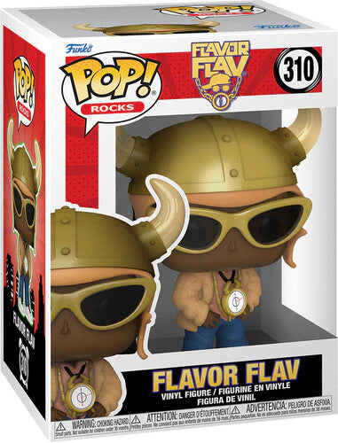 Funko POP! Rocks Flavor Flav 310 (Pop Protector Included)
