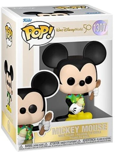 Funko Disney Walt Disney World Pop! Mickey Mouse 1307 (Aloha) (Pop Protector Included)