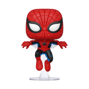 Funko Pop! Marvel 80th - First Appearance Spider-Man 593 (Pop Protector Included)