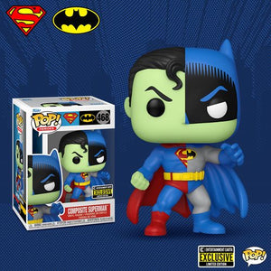 Funko POP! DC Heroes Composite Superman 468 (Pop Protector Included)
