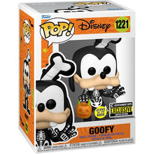 Disney Skeleton Goofy Glow-in-the-Dark Pop! Vinyl Figure 1221 (Pop Protector Included)