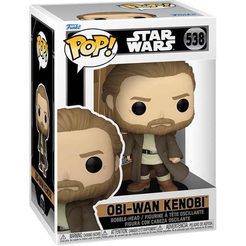 Funko POP! Star Wars: Obi-Wan Kenobi 538 (Pop Protector Included)