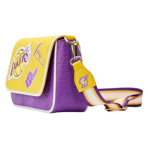 Loungefly NBA LA Lakers Patch Icons Crossbody Bag