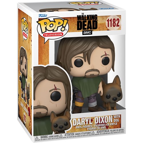 Funko Pop! Walking Dead Daryl Dixon with Dog Pop! Vinyl Figure (Pop Protector Included)
