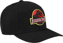 Bioworld Jurassic Park Embroidered Snap Back Black Dad Hat