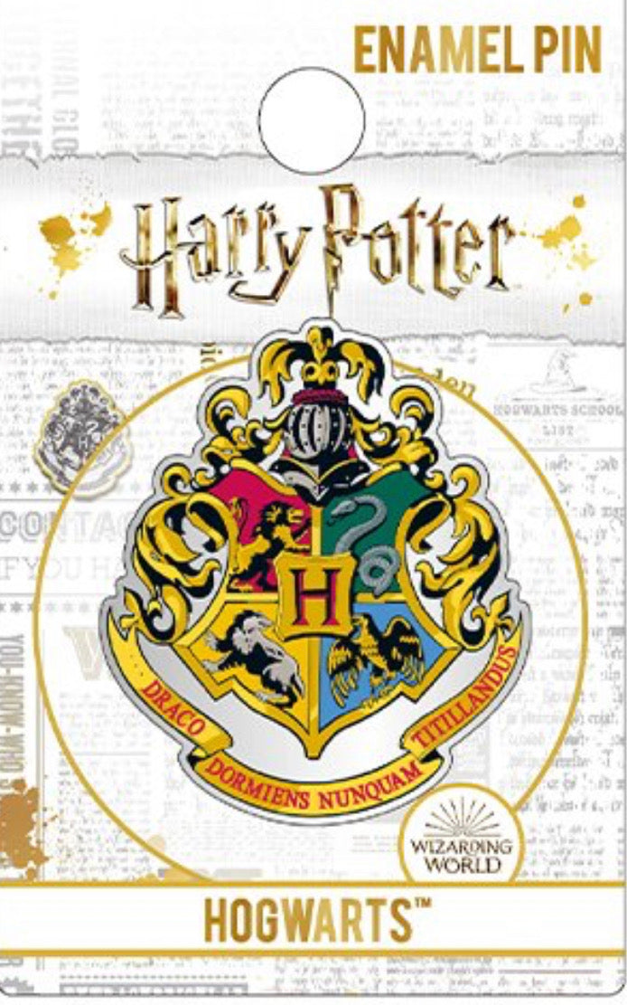 Harry Potter Hogwarts Enamel Crest Pin
