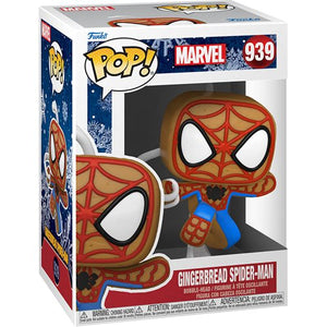 Marvel Holiday Gingerbread Spider-Man Pop! Vinyl Figure  (pop protector included)