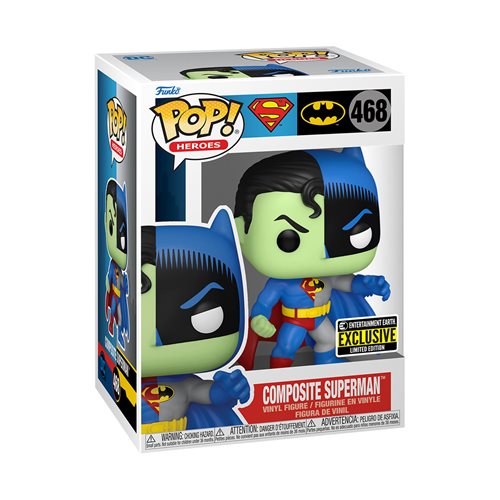 Funko POP! DC Heroes Composite Superman 468 (Pop Protector Included)
