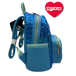 Loungefly Disney Two Toned Jasmine Sequin Mini Backpack