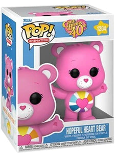 Funko Pop! Animation: Care Bears 40th Anniversary - Hopeful Heart Bear 1204 (Pop Protector Included)