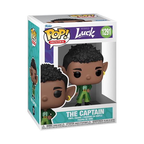 Funko Pop! Movies: Luck- The Captain 1291 (Pop Protector Included)