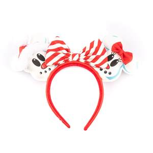 Loungefly Disney Snowman Mickey Minnie Headband