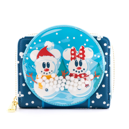 Disney Mickey & Minnie Snowman Wallet