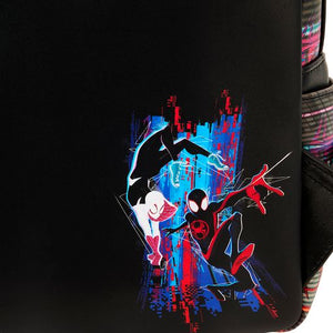 Loungefly Spider Man Marvel Across The Spiderverse Lenticular Mini Backpack