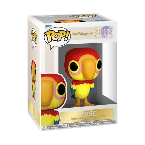 Funko Pop! Disney: Walt Disney World 50th Anniversary - Parrot Jose 1308 (Pop Protector Included)
