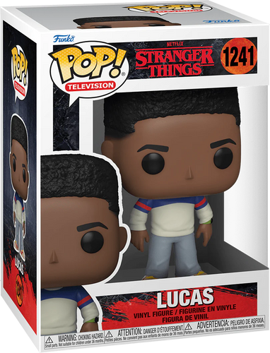 Funko Pop! Stranger Things: Lucas #1241 (Pop Protector Included)